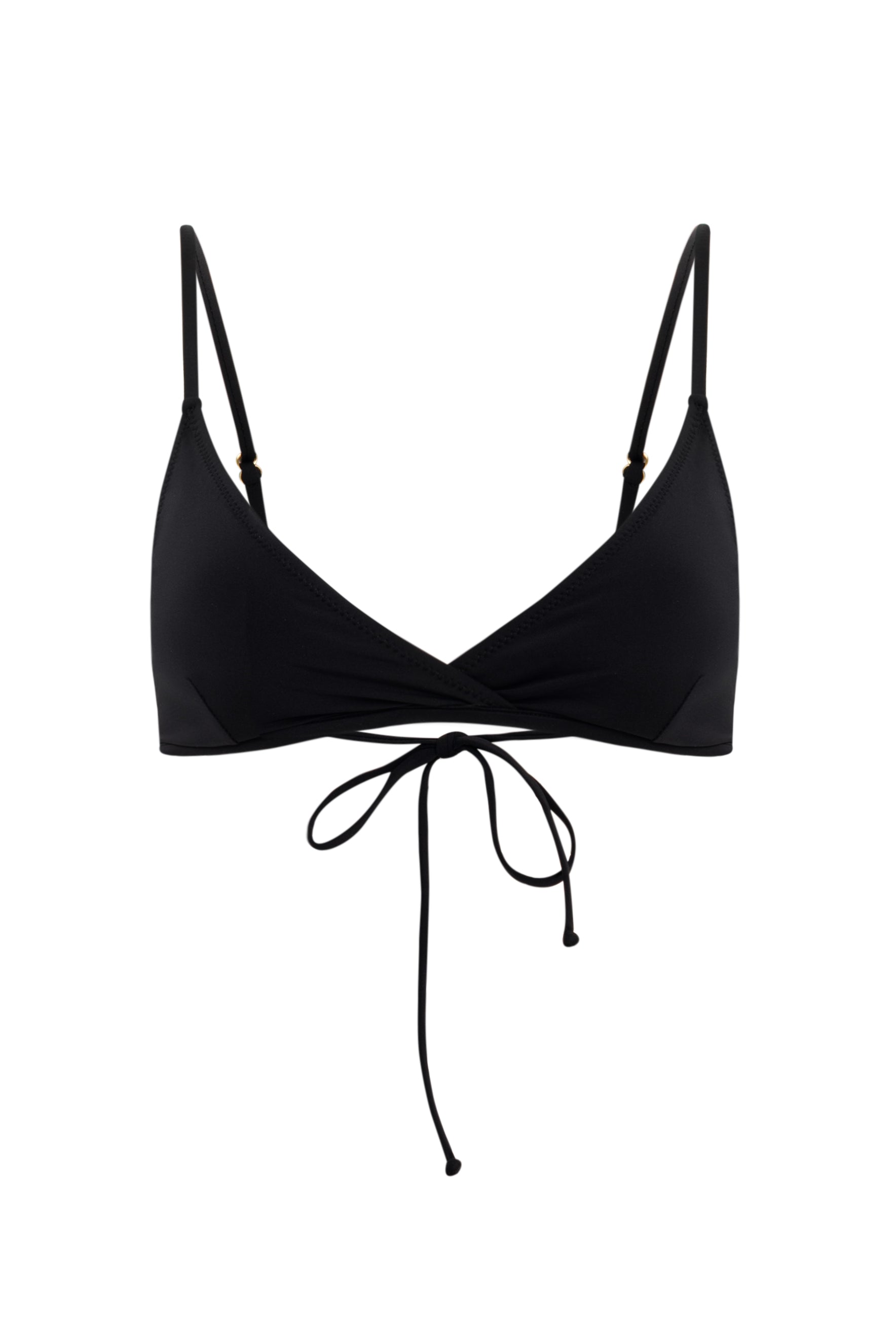 Bralette Bikini Top  - Onyx Black