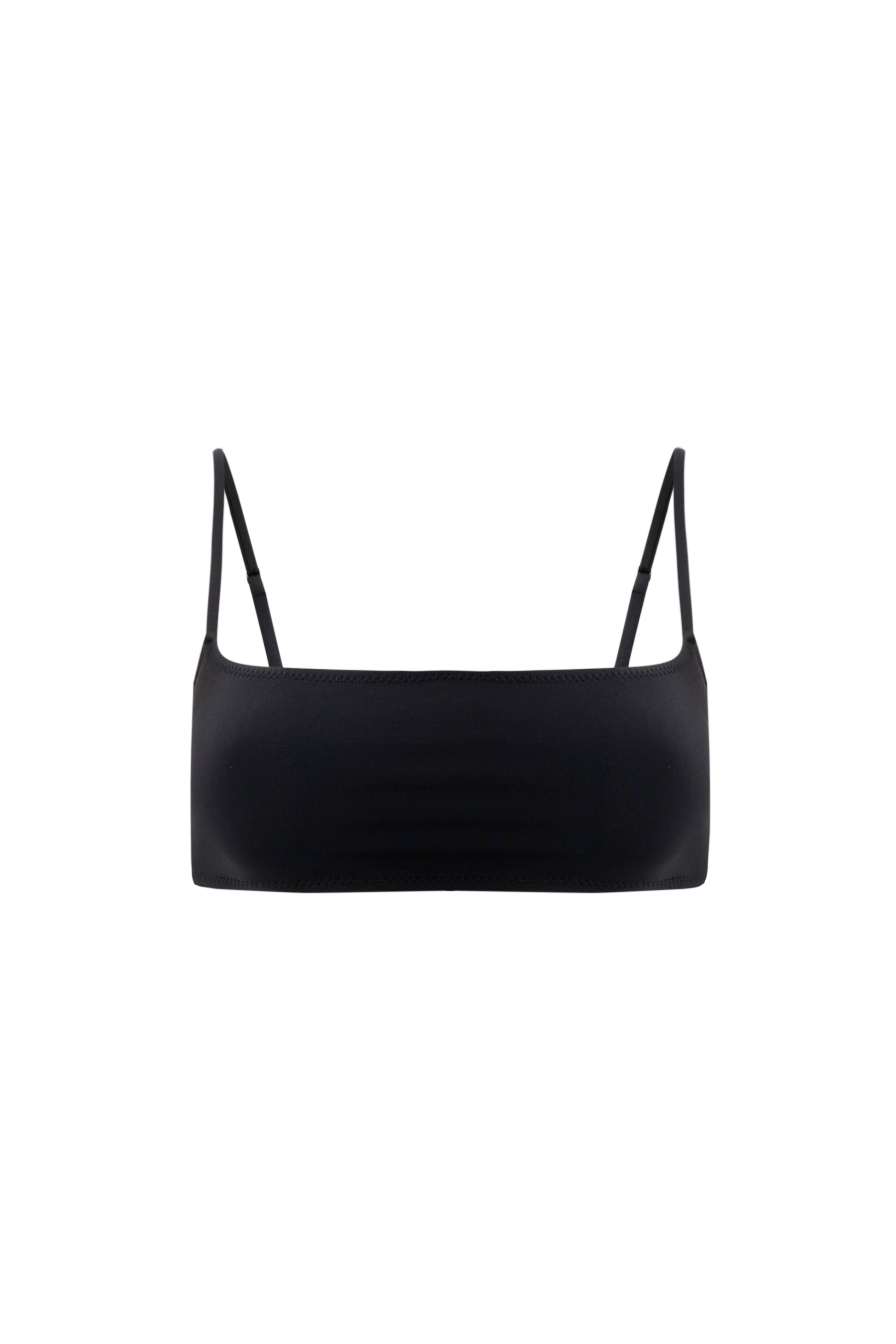 PRL women black bandeau bikini top swimwear product view